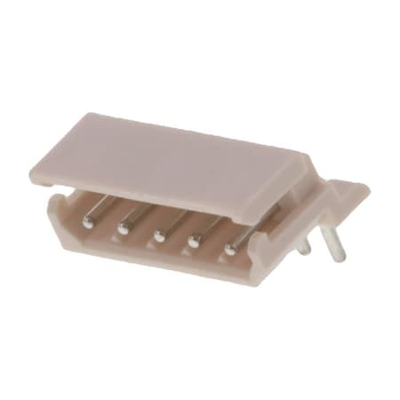 Molex Board Connector, 13 Contact(S), 1 Row(S), Male, Right Angle, 0.098 Inch Pitch, Solder Terminal, 22057135